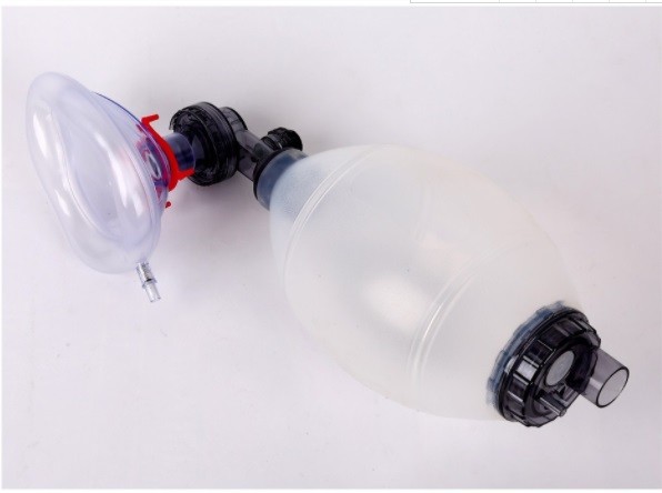 硅胶复苏气囊苏醒球简易呼吸器C-3成人硅胶人工呼吸器急救复苏囊