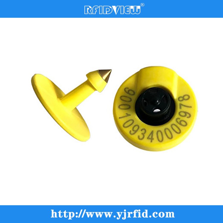 动物耳标 134.2KHZ(FDX低频耳标）圆形封口 RFIDVIEW-E01(FDX)