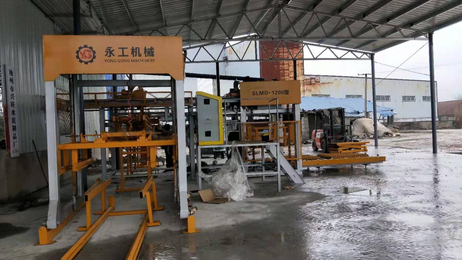水泥制品智能码砖机SM1200 砖厂收砖机永工机械