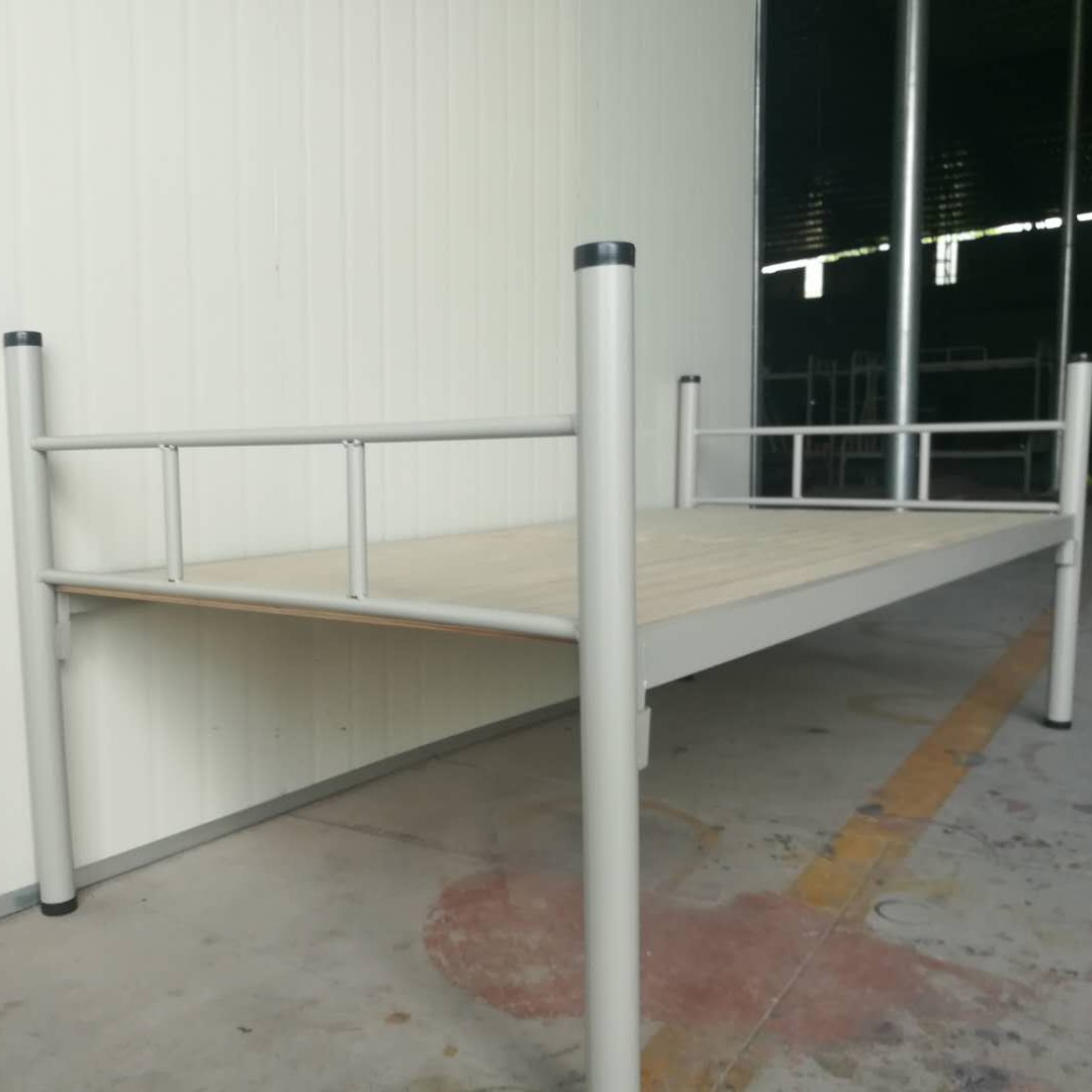 单层铁架床 工厂宿舍铁架床生产 架子床铁架床