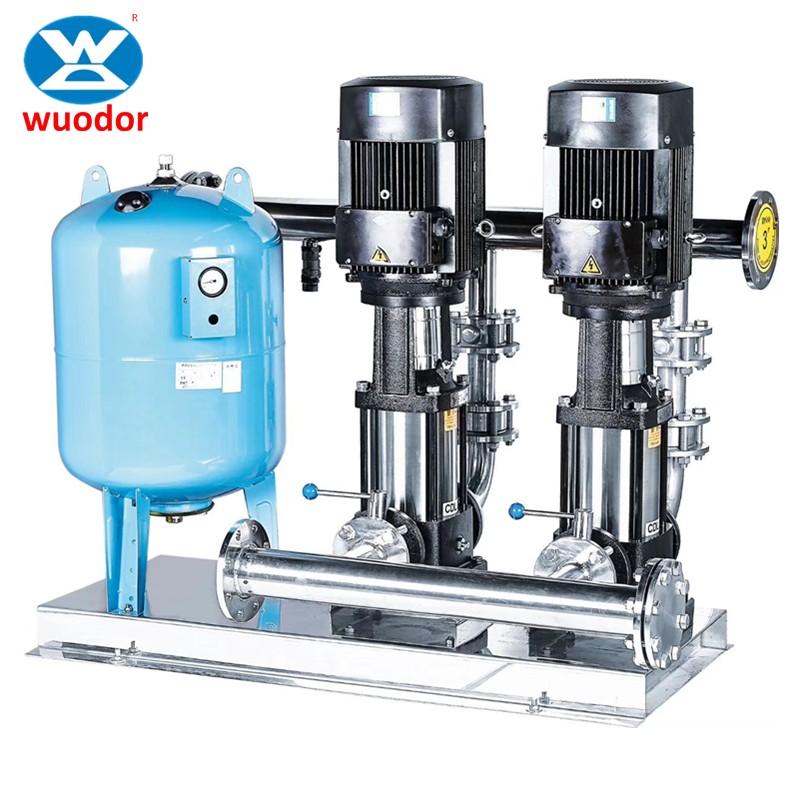 惠沃德wuodor功率11kw不锈钢泵 CDLF42-30口径DN80一拖三恒压无负压供水设备
