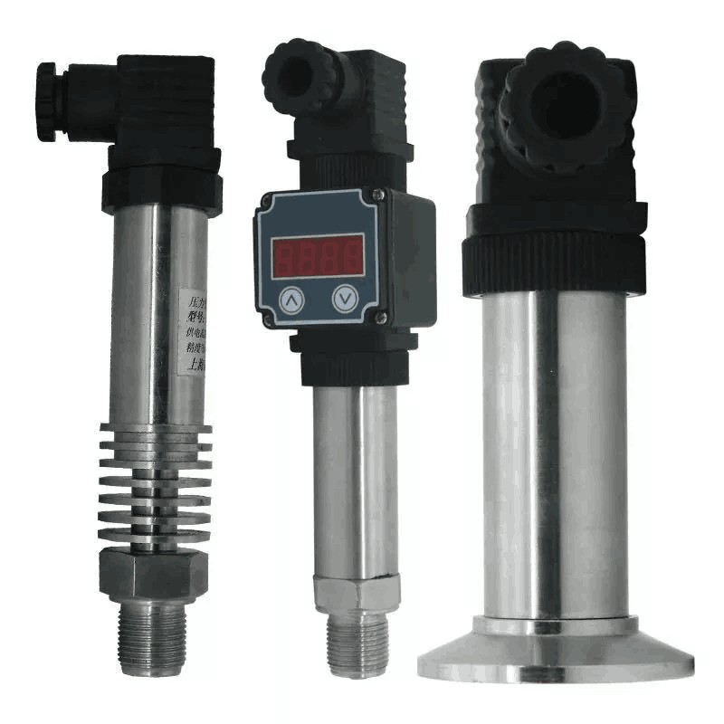压力变送器扩散硅4-20MA数显耐高温型 水/油/气/液真空压力传感器