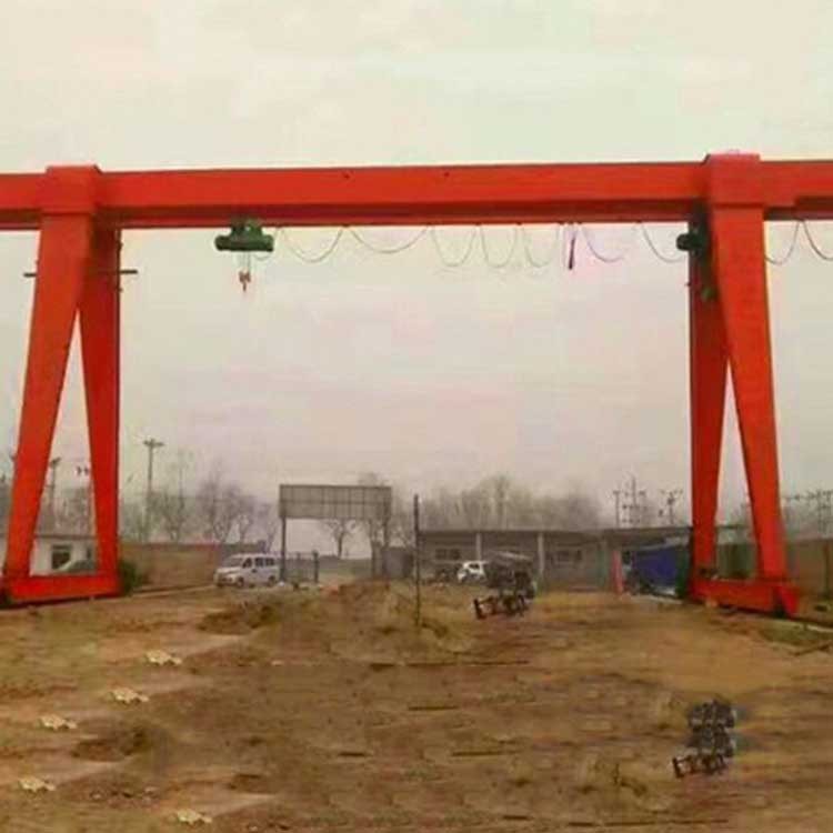 3吨电动葫芦门式起重机 单梁龙门吊20吨花架龙门吊货场码头吊装