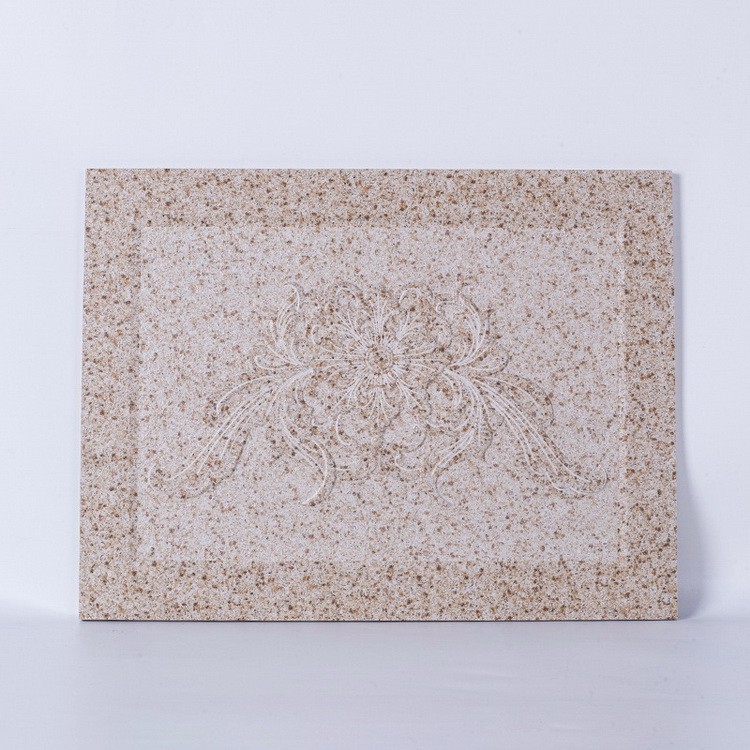 加啡猫陶瓷 仿石瓷砖380x500 红莲花罗马柱底座花板