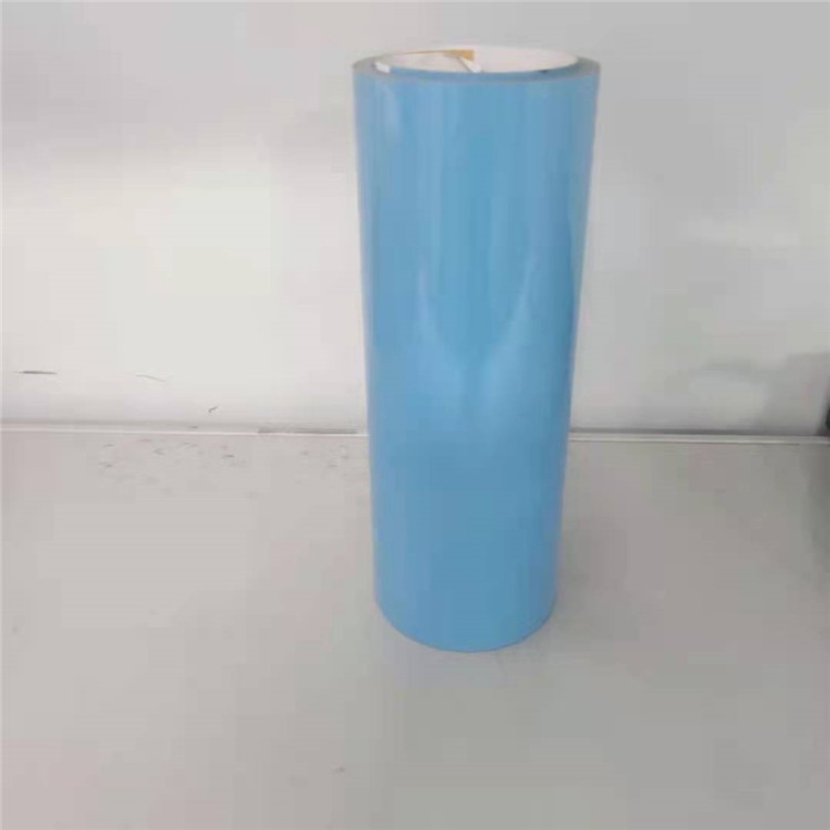 PET蓝色透明离型覆盖膜 PET硅胶网纹网格保护膜 耐高温保护膜