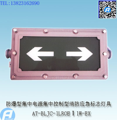 AT-BLJC-1LROEⅠ1W-EX防爆型集中电源集中控制型消防应急标志灯具1