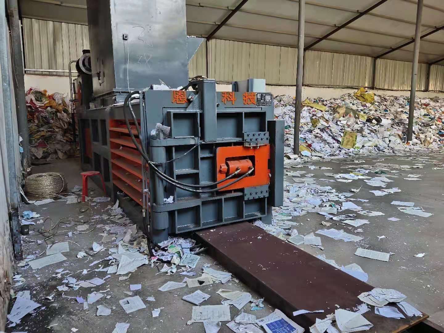 固体废物打包机 大型快速打包干净整洁无异物商家可定制