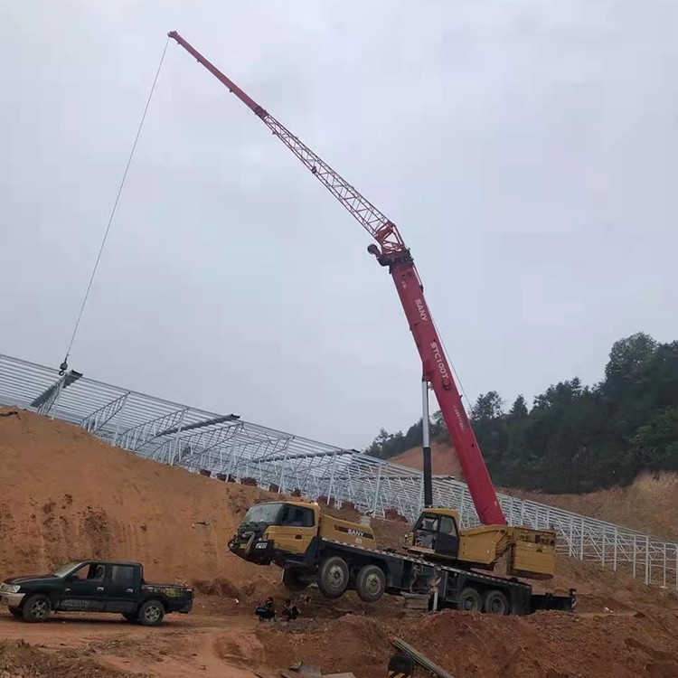 厦门海沧3-50吊车出租加护臂高难度安装 钢结构安装吊装服务