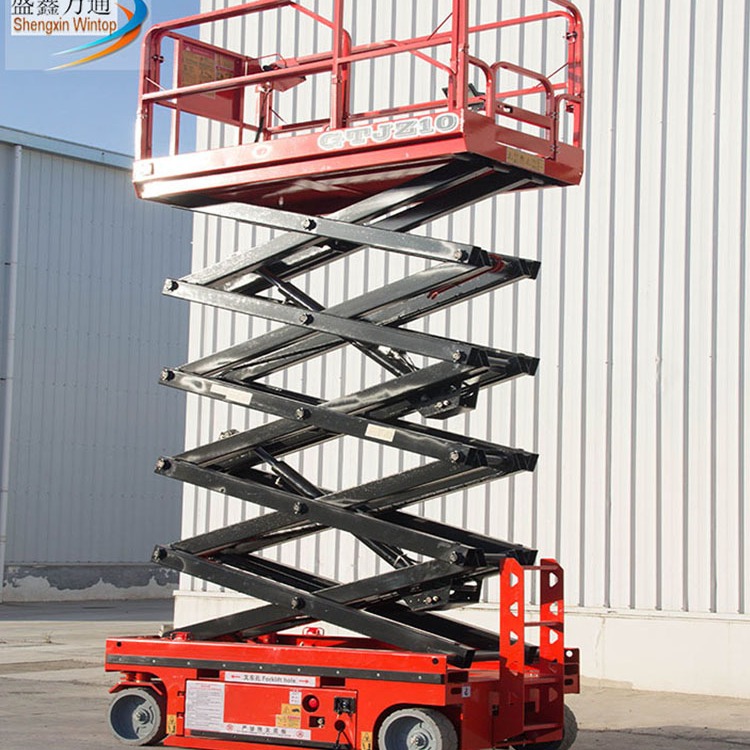 现货供应云南全自行升降机6-14米可选择可定制移动式升降机